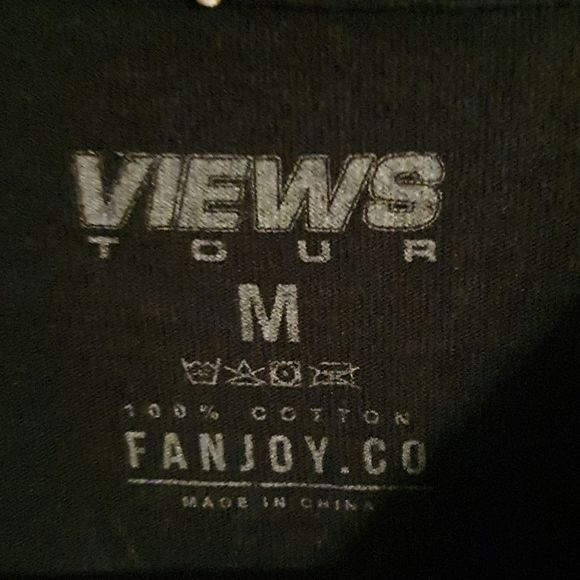 Men's Black Views Tour Tee sz M - Picture 3 of 4